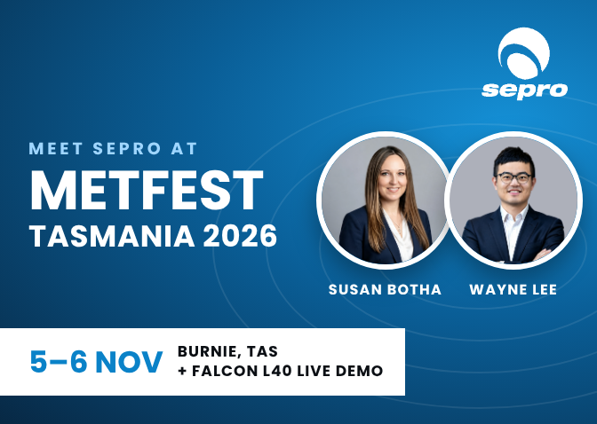Meet Sepro at MetFest Tasmania 2026 – Susan Botha and Wayne Lee, 5–6 November, Burnie, Tasmania
